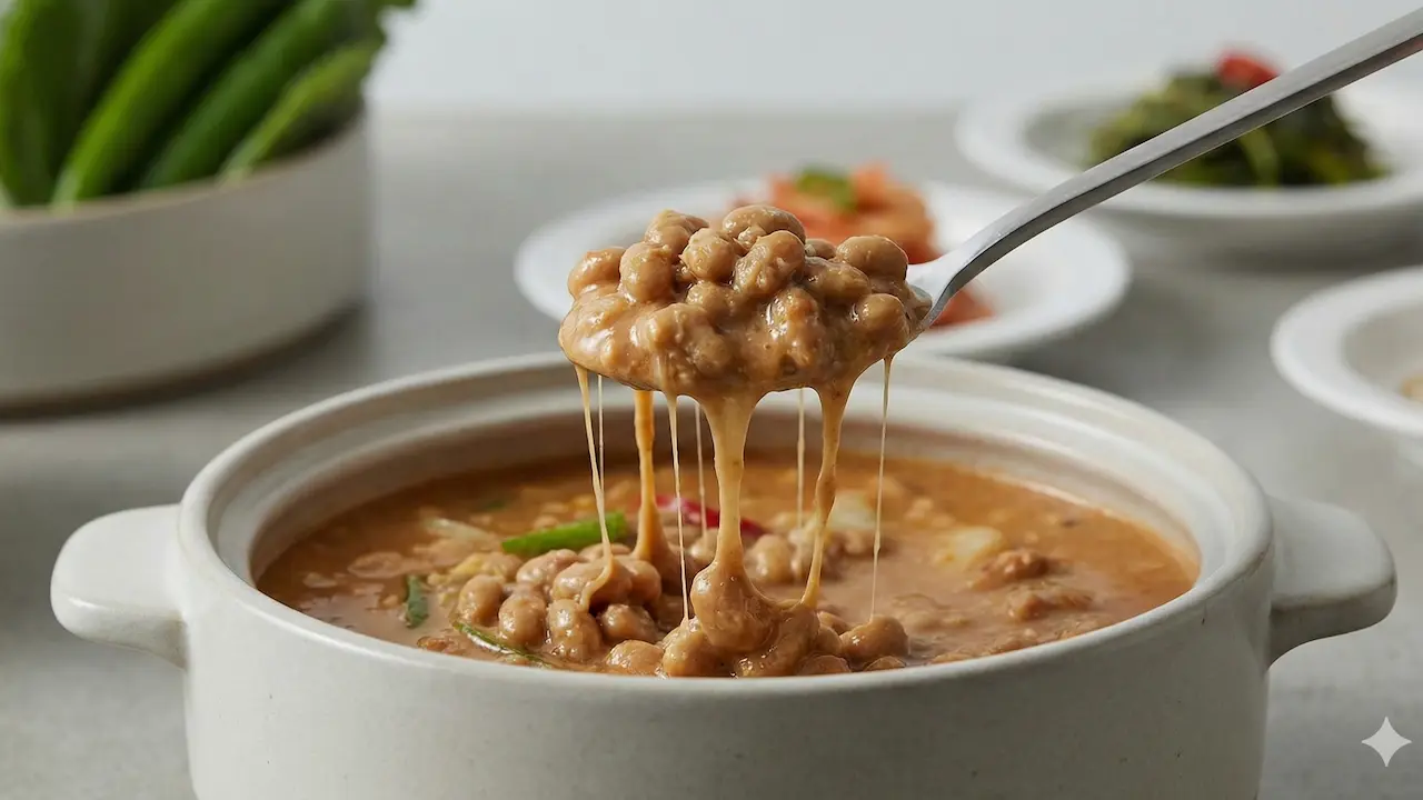 청국장 효능 (Cheonggukjang) | 1g에 10억 유산균? 변비와 붓기 잡는 30대 디톡스 푸드 (콩 활용방법 3편)